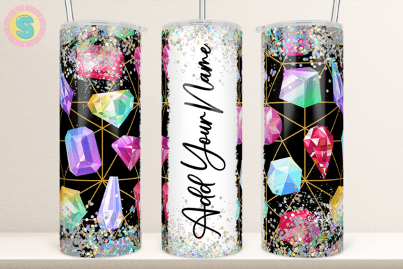 Download Crystal Add Your Own Name Tumbler Wrap - Tumbler Collection