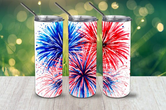 Download Fireworks Tumbler July 4 PNG - Tumbler Collection