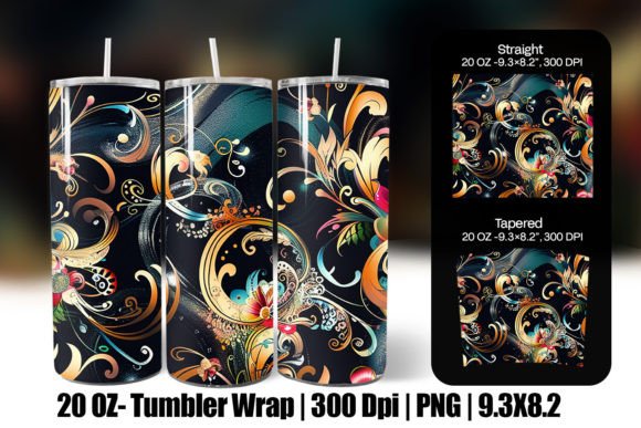 Download Digital Pattern Wrap Tumbler Design - Tumbler Collection