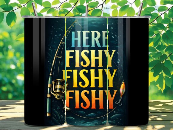Download Here Fishy Fishy Fishing Tumbler Wrap - Tumbler Collection