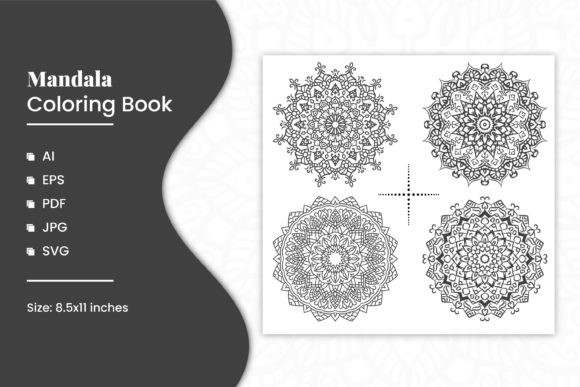 Download Mandala Coloring Book Kdp Design 4in1 - 4in1 Collection