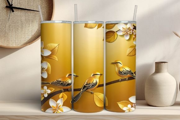 Download 3d Bird Tumbler Wrap PNG - Tumbler Collection