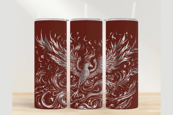 Download Phoenix 20oz Laser Tumbler Wrap SVG - Tumbler Collection