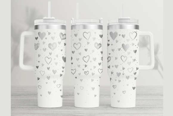 Download Shower of Heart 40oz Laser Tumbler Wrap - Tumbler Collection