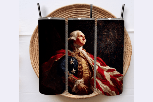 Download George Washington Tumbler Wrap, July 4 - Tumbler Collection