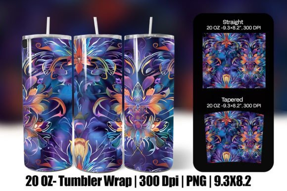 Download Digital Pattern Wrap Tumbler Design - Tumbler Collection