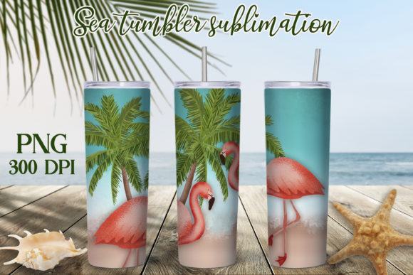 Download Flamingo Tumbler Sublimation Design - Tumbler Collection