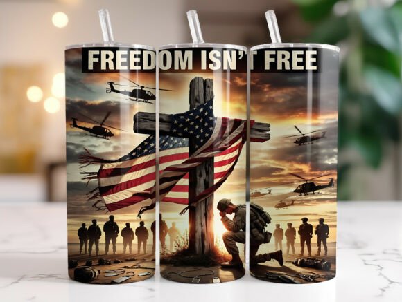 Download American Freedom 20oz Tumbler Wrap PNG - Tumbler Collection