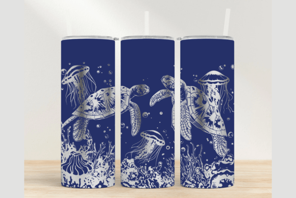 Download Turtle 20oz Laser Tumbler Wrap SVG - Tumbler Collection
