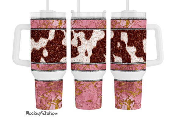 Download Pink Western 40 Oz Quencher Tumbler Wrap - Tumbler Collection
