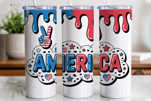 Download Patriotic America Tumbler Wrap PNG - Tumbler Collection