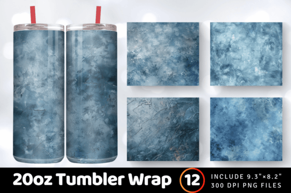 Download Luxury Dusty Blue Tumbler Wrap - Tumbler Collection