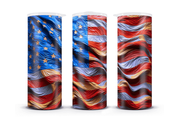 Download USA Flag 20 Oz Skinny Tumbler Png - Tumbler Collection