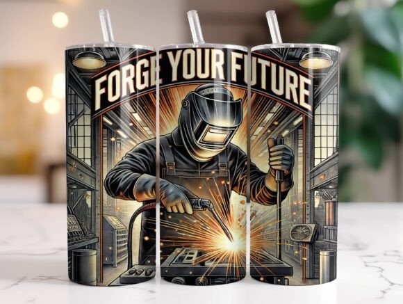 Download Forge Your Future 20oz Tumbler Wrap PNG - Tumbler Collection