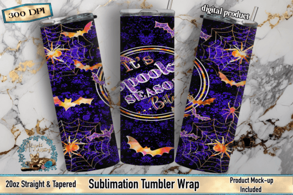 Download Spooky Season Tumbler Wrap - Sublimation - Tumbler Collection