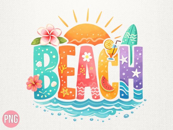 Download Summer Beach Vacation Sublimation PNG - Sublimation png Collection