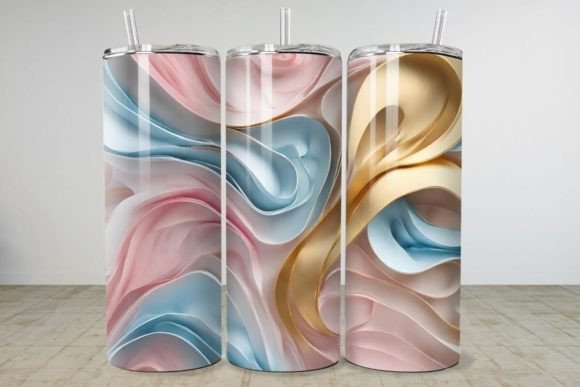 Download 3D Blooming Marvel Skinny Tumbler Wrap - Tumbler Collection