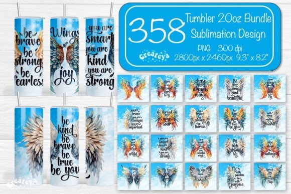 Download Inspirational Tumbler Designs PNG Bundle - Tumbler Collection