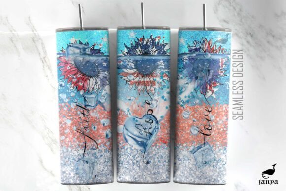 Download Faith Hope Love 4th of July Tumbler PNG - Tumbler Collection