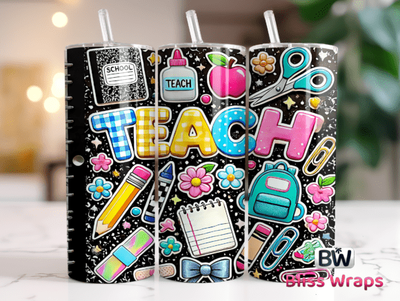 Download Teacher Tumbler Wraps Sublimation - Premium Resources