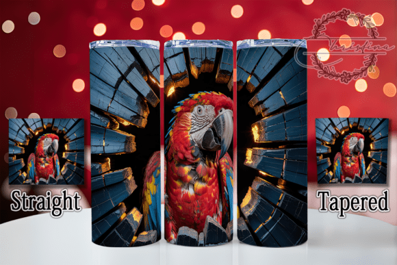 Download Tropical Parrot Exotic Bird Tumbler - Tumbler Collection