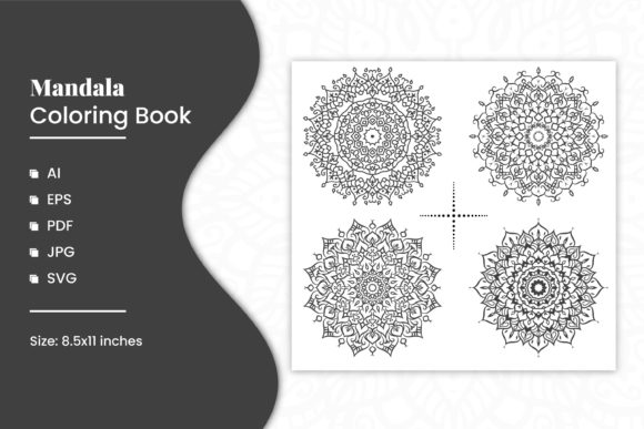 Download Mandala Coloring Book Kids KDP Set 4in1 - 4in1 Collection