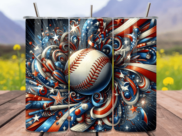 Download Abstract Stars and Stripes Tumbler Wrap - Tumbler Collection