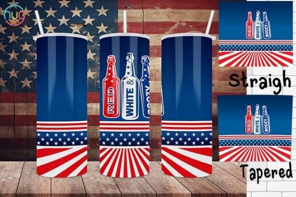 Download Red White and Booze Tumbler, Patriotic - Tumbler Collection