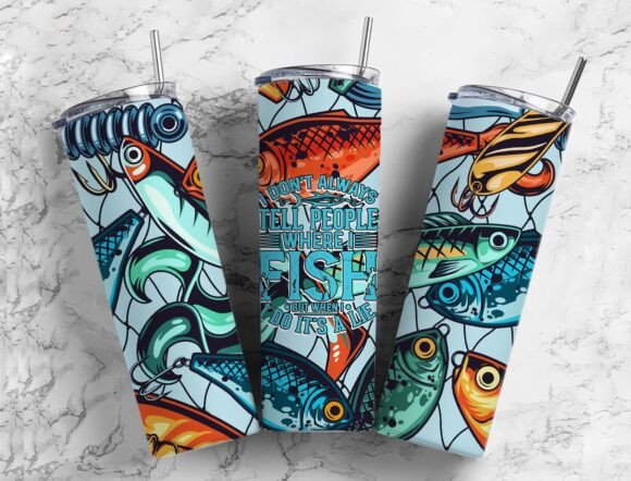 Download Funny Fishing, Fisherman Tumbler Wrap 20 - Tumbler Collection