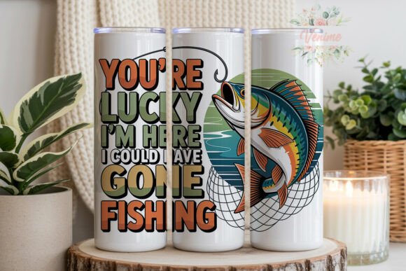 Download Lucky Fisherman 20oz Tumbler Wrap - Tumbler Collection