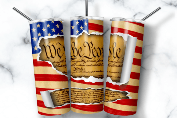 Download We the People American Flag Tumbler Wrap - Tumbler Collection