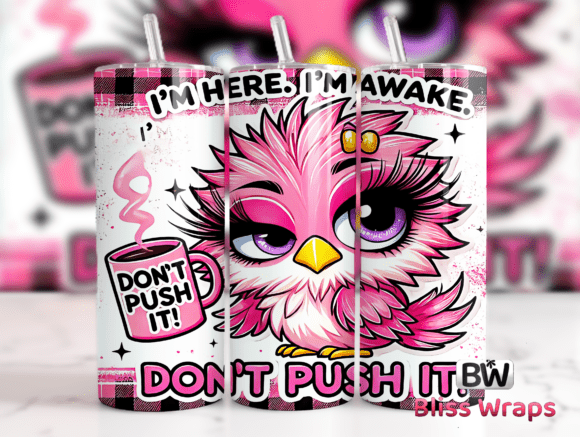 Download Sarcastic Funny Bird Tumbler Wrap Png - Tumbler Collection