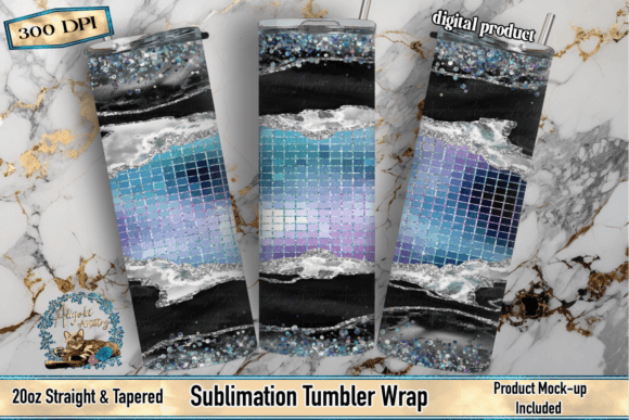 Download Disco Agate Sublimation Tumbler Design - Tumbler Collection