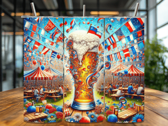 Download Stars and Stripes Tumbler Wrap - Tumbler Collection