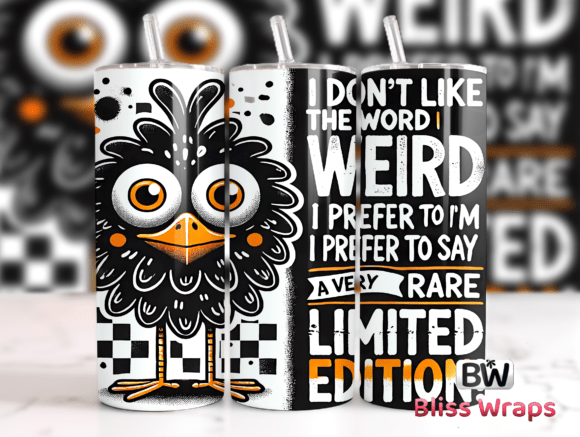 Download Sarcastic Funny Bird Tumbler Wrap Png - Tumbler Collection