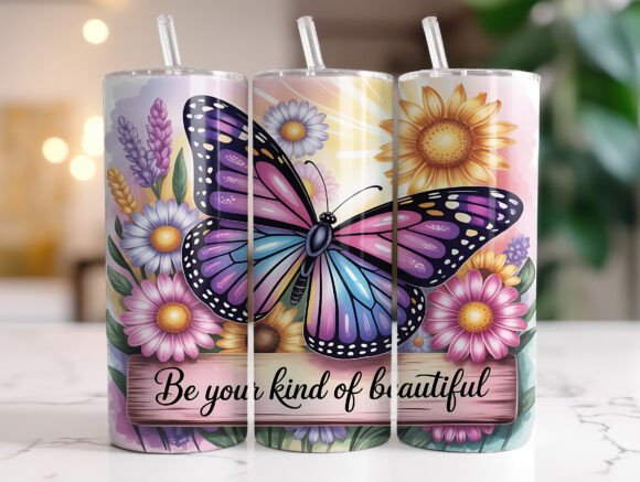 Download Butterfly Motivational Quote Tumbler PNG - Tumbler Collection