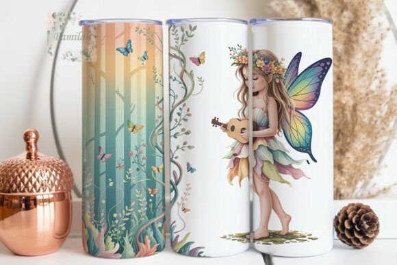 Download Ethereal Fairy Forest 20oz Tumbler Wrap - Tumbler Collection