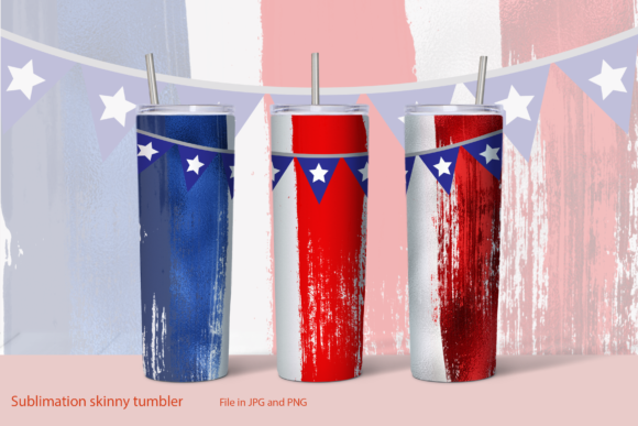 Download Skinny Tumbler Sublimation 4 July - Tumbler Collection