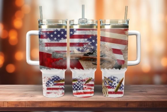 Download Patrioitc 40-oz Tumbler Design - Tumbler Collection