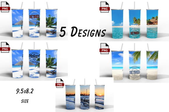 Download Beach Retirement Tumbler Digital 20oz - Tumbler Collection
