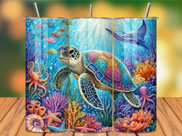 Download Watercolor Ocean Summer Beach Tumbler - Tumbler Collection