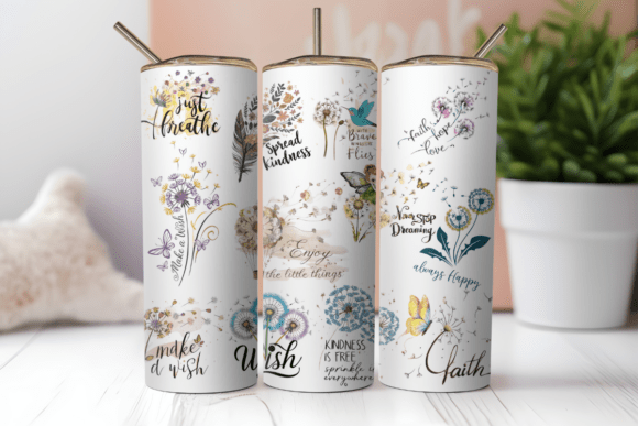 Download Positivity 20 Oz Skinny Tumbler Wrap Png - Tumbler Collection