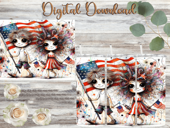 Download Patriotic Kids Celebration Tumbler - Tumbler Collection