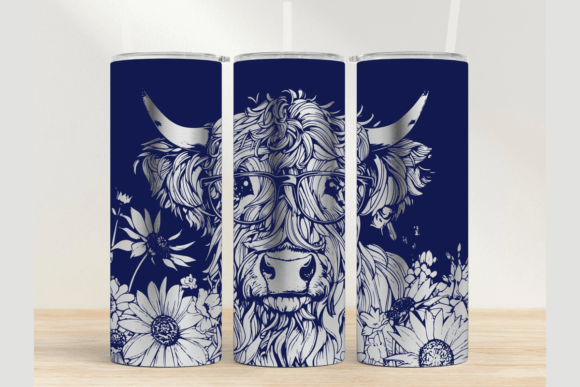 Download Highland Cow 20oz Laser Tumbler SVG - Tumbler Collection