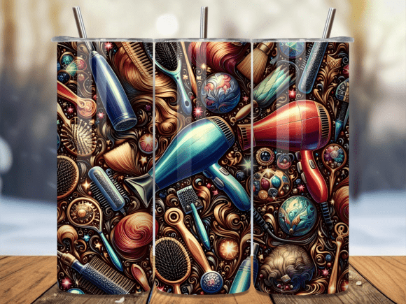 Download Salon Tools Hair Artist DIY Tumbler Wrap - Tumbler Collection
