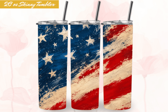 Download AMERICAN Vintage Flag 20oz Tumbler Wraps - Tumbler Collection