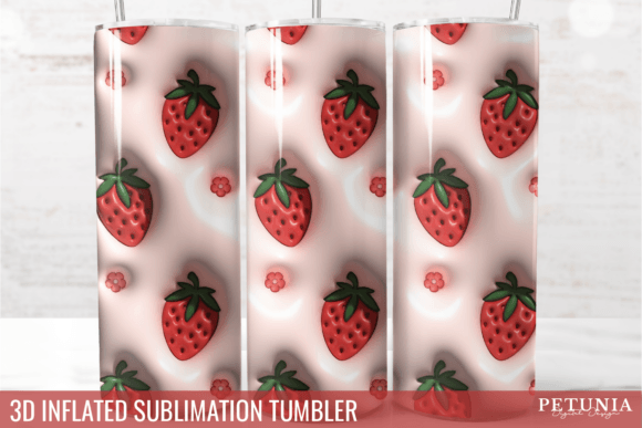 Download 3D Inflated Sublimation Tumbler Wrap - Tumbler Collection