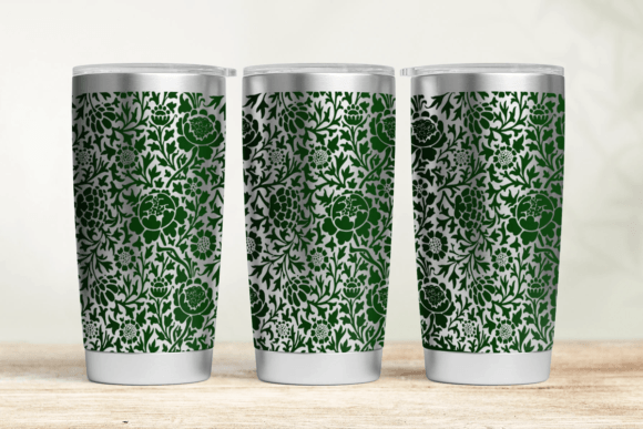 Download Floral 20oz Laser Tumbler Wrap SVG - Tumbler Collection