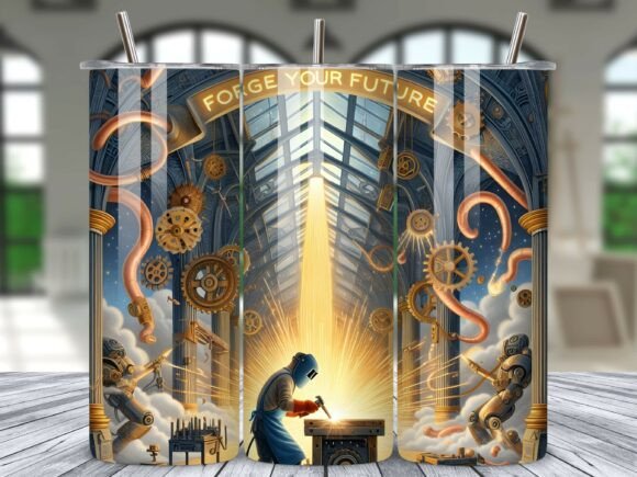 Download Welder Forge Your Future Tumbler Wrap - Tumbler Collection