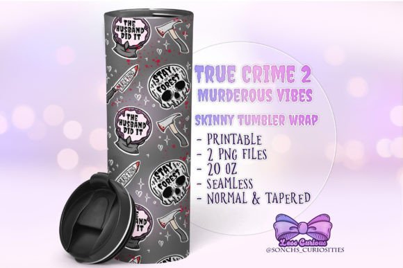 Download True Crime 2 - Sublimation Tumbler Wrap - Tumbler Collection